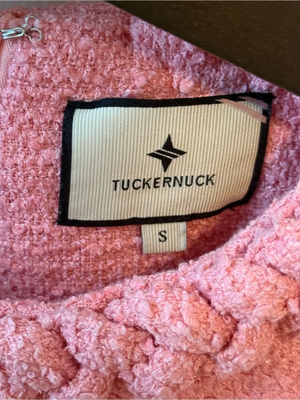 Tuckernuck Jackie Dress in Pink Tweed - Picture 4 of 4